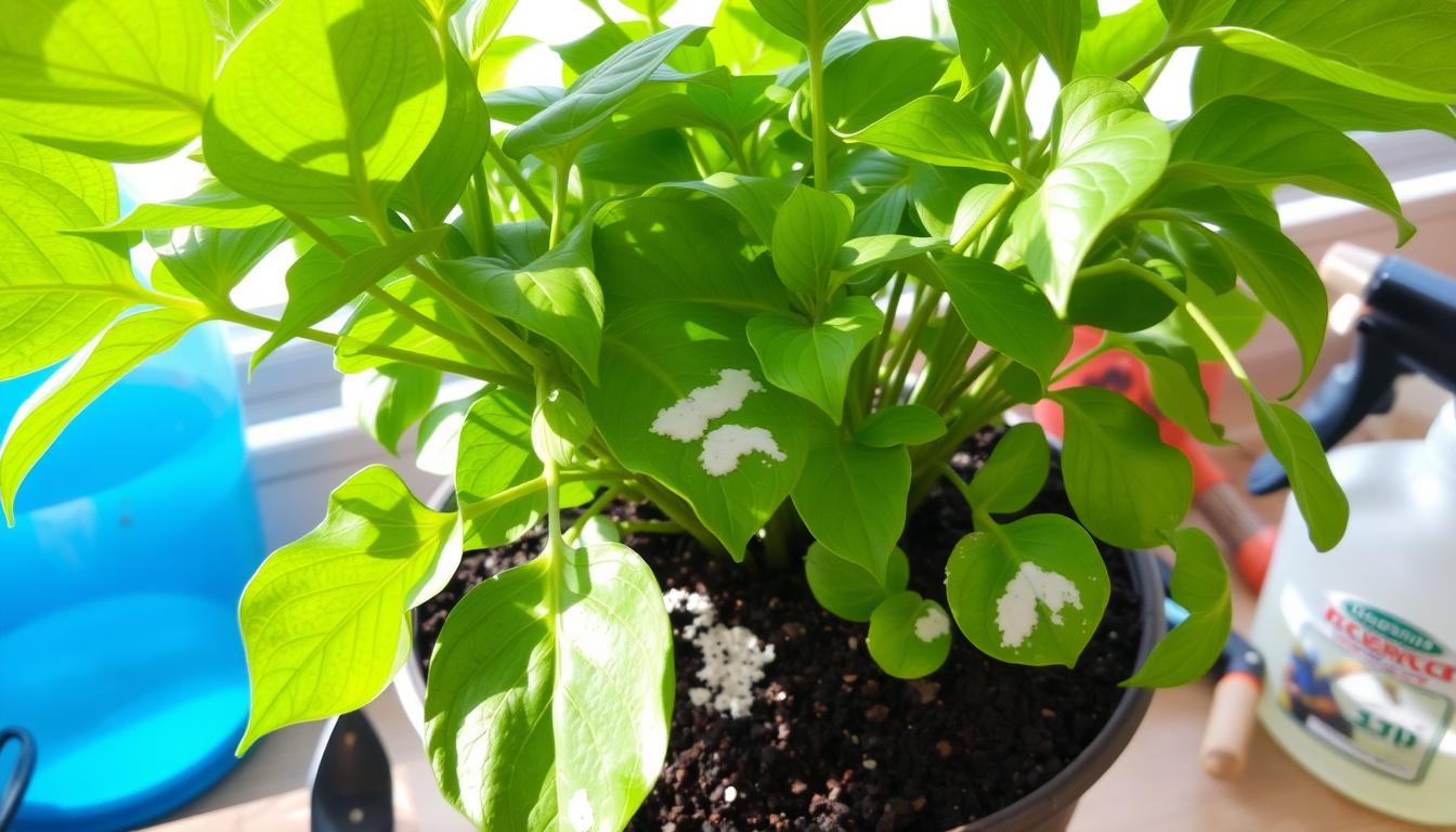 Treating Moldy Plant Soil