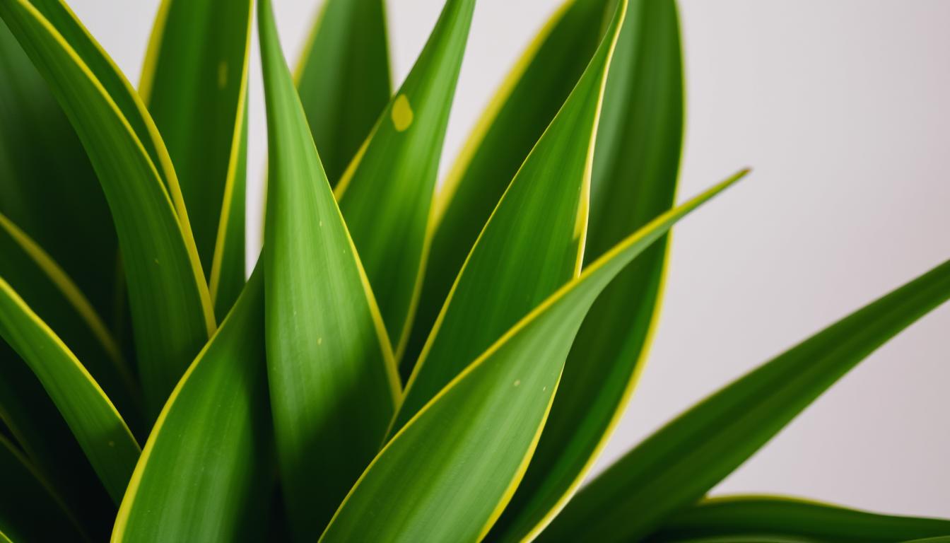 snake plant leaves