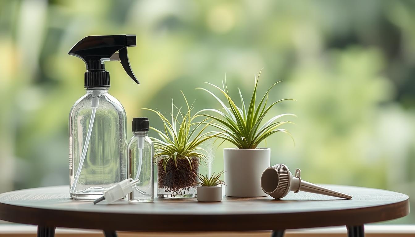 Air Plant Watering Preparation Supplies