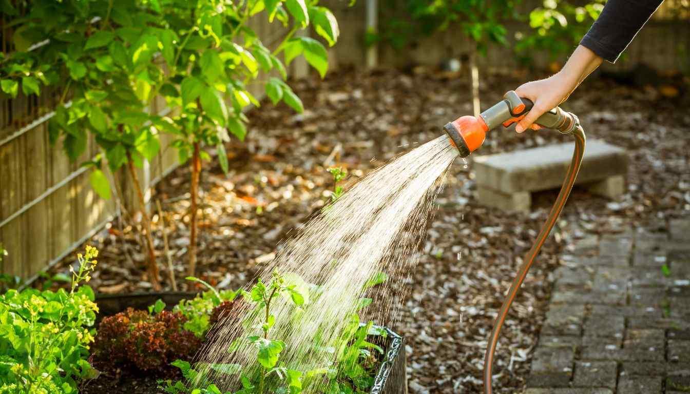 Relationship between Watering and plant food
