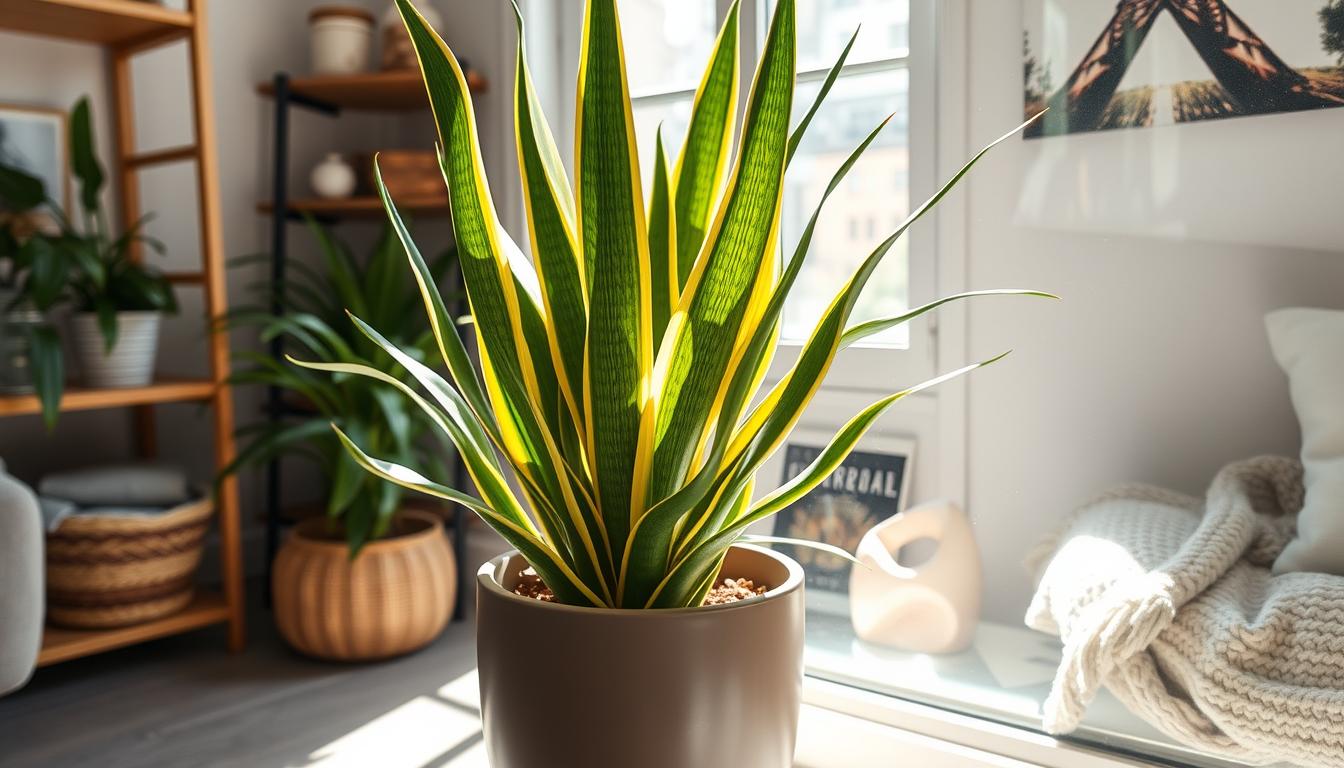Snake Plants are low maintenance